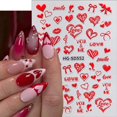 thumbnail image 3 of Calcomanías para uñas PBPCGBW, 4 piezas, diseño 5D de San Valentín, 3 of 7