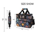 thumbnail image 3 of FORMRS Insulated Cooler Bag 24 Cans Capacity Soft Leakproof Lunch Box with Side Pockets, Pink Christmas Splendor, 3 of 7