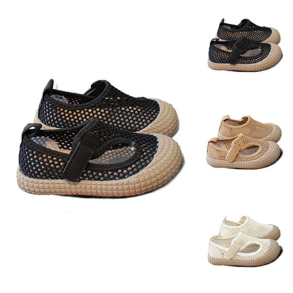 Girls Sandals and Casual Summer Beach Shoes Children's Net Kindergarten Indoor Baby Dance Shoes for Boys and Girls
