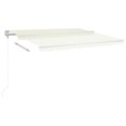 thumbnail image 2 of vidaXL Automatic Retractable Awning 400x300 cm Cream, 2 of 5