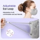 thumbnail image 2 of Máscaras respiratorias desechables Semask KN95, paquete de 25, color gris, 2 of 6