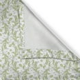 thumbnail image 5 of Ambesonne Paisley Grommet Curtain, Old Leaf Swirl Floral, 50" x 108", Green Black White, 5 of 6
