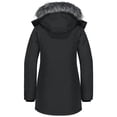 thumbnail image 5 of Wantdo Women's Insulated Windproof Winter Coats Heavy Long Puffer Coat (Black L), 5 of 7