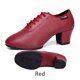 thumbnail image 1 of Zapatos de baile latino para mujer, zapatos de salón de Salsa, suela suave, zapatos de práctica de baile de PU, tacón de 5cm, zapatillas de baile para mujer, 1 of 5