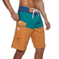 thumbnail image 1 of Y Board Short Pants Suits Medium Swim Trunks Mens Swim Trunks Long Men's Bathing Suits Trunks Swim Shorts with Compression Liner Boarding Shorts Men Board Suit Trunk Mesh Teal Mens Swim Trunks Men's, 1 of 4