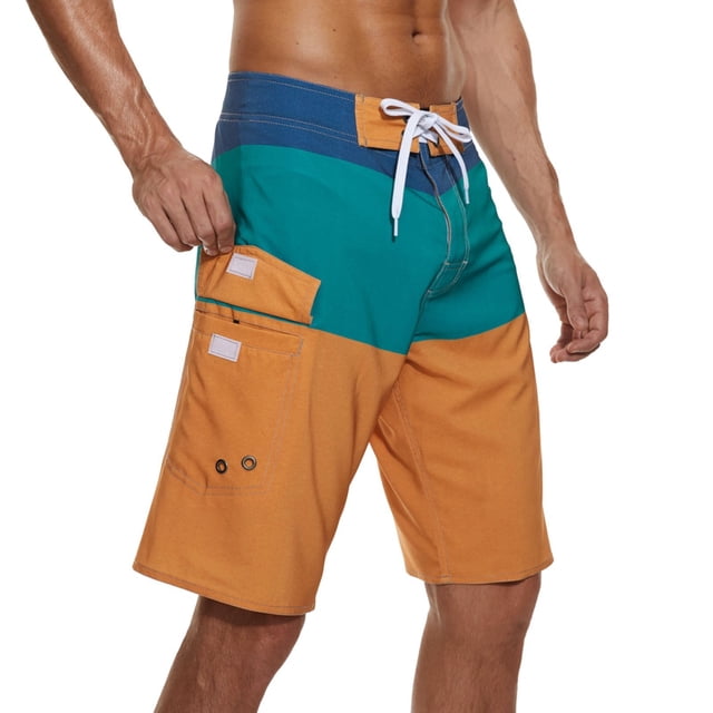 Y Board Short Pants Suits Medium Swim Trunks Mens Swim Trunks Long Men's Bathing Suits Trunks Swim Shorts with Compression Liner Boarding Shorts Men Board Suit Trunk Mesh Teal Mens Swim Trunks Men's