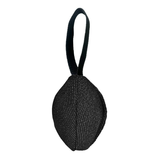 Interactive Football Tug Toy For Large Breed Dogs Like German And Belgian Malinois With Rope Fiber Rugby Design