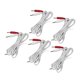 thumbnail image 1 of Alambre de Electrodo, Cable de Electrodo de Tens White 5pcs para mácina de terapia digital, 1 of 7
