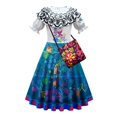 thumbnail image 1 of Disney Encanto niñas vestidos carnaval verano niños princesa Mirabel vestido fiesta de cumpleaños Madrigal disfraz niños graduación vestidos 2T 100CM Gao Jinjia LED, 1 of 2