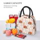 thumbnail image 5 of Easygdp Cute Sleepy Fox Bolsa de Almuerzo Insulada Grande, Forro de Aluminio, Diseño Espacioso, a Prueba de Fugas, Ideal para Trabajo, Picnics, Viajes y Actividades al Aire Libre, 5 of 6