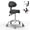 Black, variant on Saddle Stool Rolling Chair for Medical Massage Kitchen Spa Drafting, Adjustable Hydraulic Salon Stool, Brown