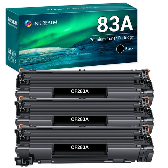 83A Toner Cartridge Replacement Compatible for HP 83A CF283A High Yield (Black, 3-Pack)