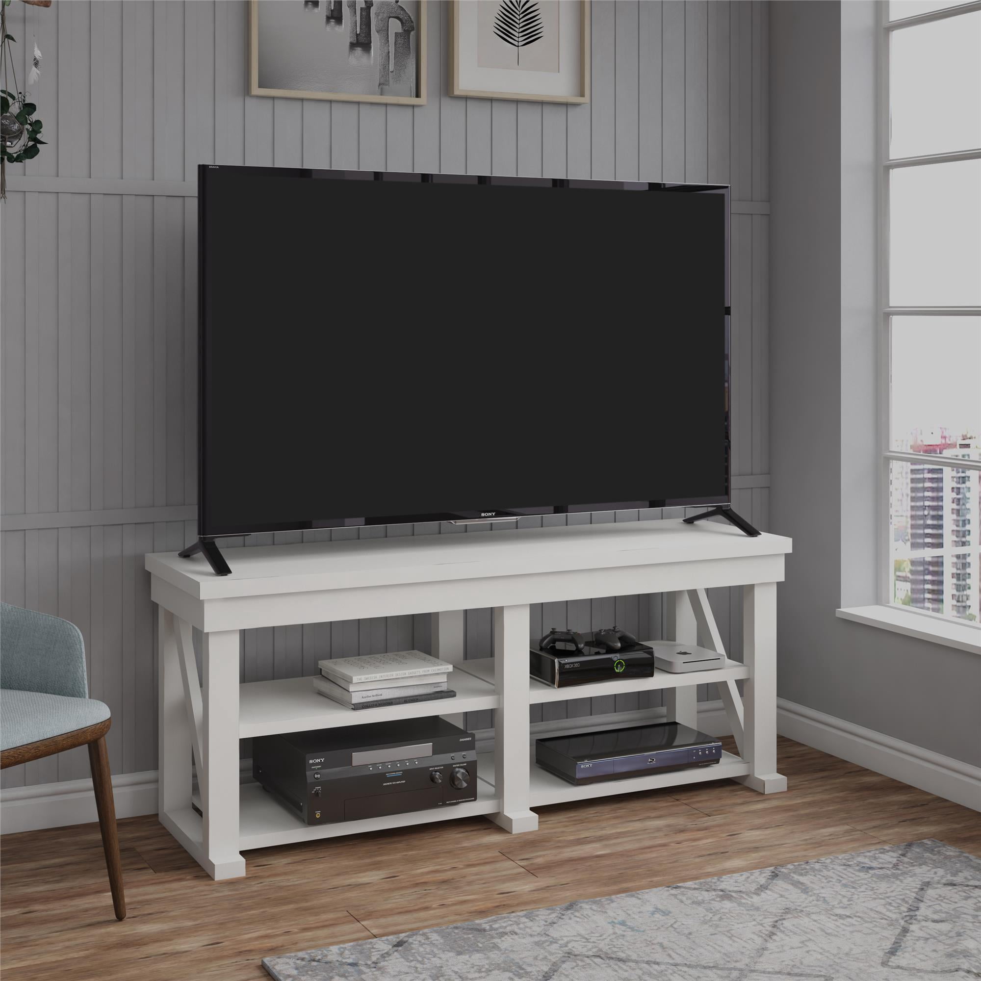 Ameriwood Home Wheaton TV Stand for TVs up to 60", White