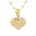 thumbnail image 1 of Cadena y Dije Corazón Lineas Oro Amarillo 10k, 1 of 6
