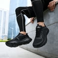 thumbnail image 2 of MeMoride Men's Wide Toe Walking Shoes Non Slip Casual Athletic Trail Running Sneakers, 2 of 6