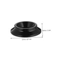 thumbnail image 4 of HINTRMENT 12 Pcs Coupelles de Roulettes Piano ABS Noir Isolation Phonique Usage Intérieur, 4 of 8