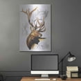 thumbnail image 5 of Luxe Metal Art 'Elk' by Barbara Keith, Metal Wall Art, 24"x36", 5 of 9