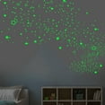 thumbnail image 5 of Rvkxad Glow in The Dark Star Stickers, Color Changing Fluorescent Wall Decals for Kids Room, Window Bedroom Party Decor, Night Glow Ceiling Stars, 5 of 5