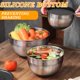 thumbnail image 3 of Juego de tazones para mezclar de acero inoxidable, 18 piezas/juego que incluye tazones para mezclar, tapas de sellado, accesorio rallador y otros accesorios, juego de utensilios de cocina, 3 of 7