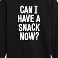 thumbnail image 3 of Instant Message - Can I Have A Snack Now - Toddler & Youth Long Sleeve Graphic T-Shirt, 3 of 6