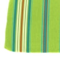 thumbnail image 2 of Jordan Manufacturing 18" x 18.5" Tangier Green Stripe Square Contoured Outdoor Chair Pad Seat Cushion, 2 of 8
