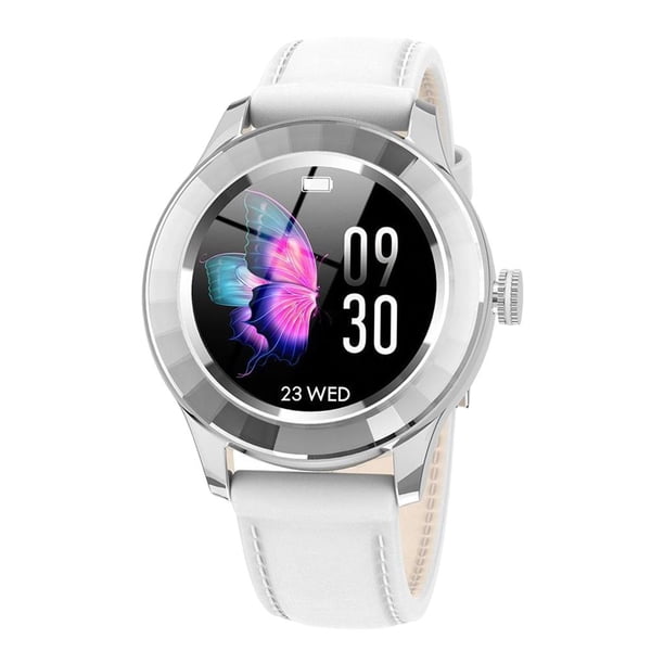 Podómetro del reloj de la aptitud del reloj elegante IP67 para los requisitos del sistema del medidor de oxígeno en sangre de las mujeres de los hombr blanco Sunnimix reloj inteligente android