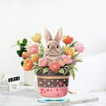 thumbnail image 6 of Round+Special Shape Table Top Diamond Painting Ornament Kits Easter Egg Bunny Diamond Painting Desktop Ornaments Kit Gnome Diamond Painting Desktop Decorations for Office Decor, 6 of 9