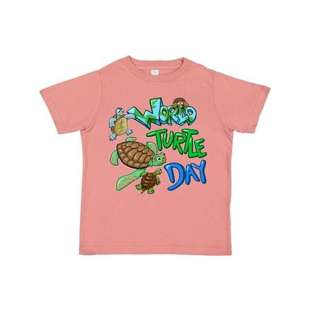 

Inktastic World Turtle Day- Cute Turtles Gift Toddler Boy or Toddler Girl T-Shirt