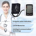 thumbnail image 4 of Blood Pressure Monitor for Home Use, Upper Arm Blood Pressure Monitor, Fully Automatic Blood Pressure Monitor, Large Cuff, 2 x 99 Memory, Easy to Use, 4 of 5