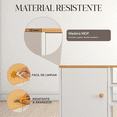 thumbnail image 4 of Mueble para televisión Pido Todo blanco MPT01WH-B2 140x29x54 cm, 4 of 7