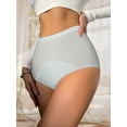 thumbnail image 4 of Plus Size Period Underwear for Women Leak-Proof Menstrual Cotton Protective Hipster Panties 4-Pack, 4 of 6