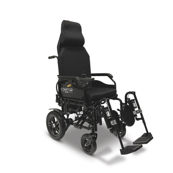 ComfyGO Electric Wheelchair, Folding Lightweight Wheelchairs, Motorized Wheel Chair, 286 Lbs Max Capacity, 18-Inch Seat
