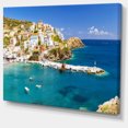 thumbnail image 2 of Harbor with Vessels and Boats - Large Seascape Art Canvas Print, 2 of 3