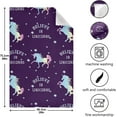 thumbnail image 3 of Coolnut Unicorn Kitchen Dish Towel Set of 6, Soft Absorbent Drying Dishcloths Dish Towels with Hanging Loop for Kitchen Bathroom Bar Home Decor, 28 x 18 Inch Washcloth Gift, 3 of 7
