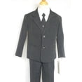 thumbnail image 5 of Baby Toddler Boy Holiday Wedding Formal Navy Pin Stripe Tuxedo Suit new born-3T, 5 of 7