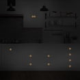 thumbnail image 5 of 4PCS Round Anchor Cabinet Fluorescence Knob Glowing in the Dark Furniture Drawer Pulls Handle with Screws, 5 of 5