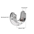 thumbnail image 2 of Unique Bargains Douilles de Tringle de Placard en Alliage de Zinc, Support de Tringle de Garde-Robe, 4 Pcs, 32mm Dia(en U), 2 of 4