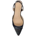 thumbnail image 4 of Journee Womens Nellia Slip On Kitten Heel Mule Pumps, Widths Available, 4 of 9