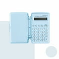 thumbnail image 2 of Calculator, Tyeign Mini Calculator Cover 8 Digits Big Buttons Large Lcd Display Operated Portable Student Finance Desktop Calculator College Calculator Basic Calculator Calculator Scientific Blue, 2 of 5
