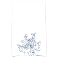 thumbnail image 2 of Simply Daisy 18" x 30" Five Little Birds Floral Print Hand Towel, 2 of 2