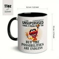 thumbnail image 3 of Fun Cartoon Character 11Oz Ceramic Coffee Mug - Perfect Gift For Colleagues, Insulated & Reusable, Ideal For Halloween, Christmas, Easter, Thanksgiving, 3 of 5