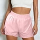 thumbnail image 1 of TaTaai Women's Breathable Solid Color Elastic Waist Shorts Anti-Slip Safety Liner 5" Pants with Pockets Casual Daily Wear Knee Length Shorts Gift, 1 of 7