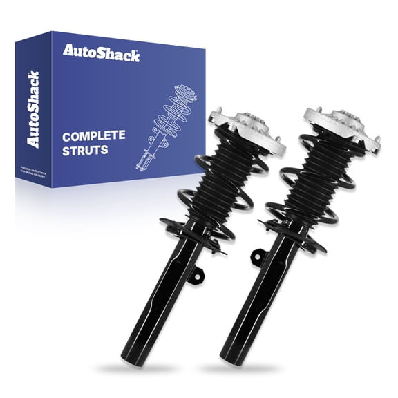 AutoShack Front Complete Strut & Coil Spring Left & Right Replacement for 2016-2022 BMW X1 2-PC Set