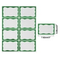 thumbnail image 2 of Etiquetas de regalo escriturables únicas de 6 piezas 3"x2" Foil Verde, 2 of 5