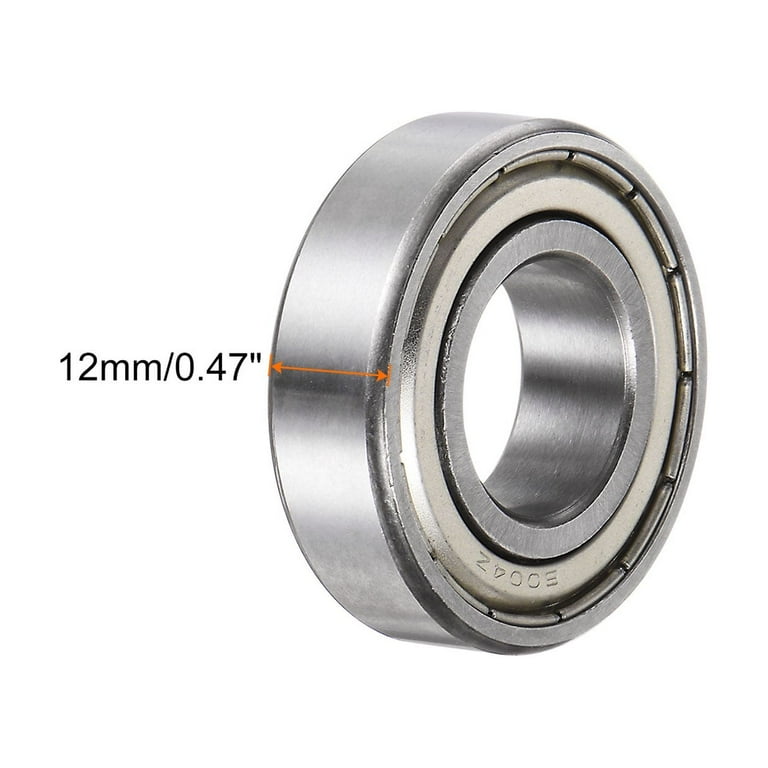 6004-ZZ Deep Groove Ball Bearings, Chrome Steel Z2 Double Metal