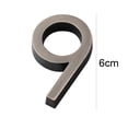 thumbnail image 5 of Joernso Plate Digit Plated Solid ABS Electroplating Door Plaque Number, 5 of 8