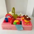 thumbnail image 1 of Children Electric Dishwasher Kitchenware Cleaning Table Automatic Circulation Water Over Every Kitchen Kitchenware Set Water Toy, 1 of 5