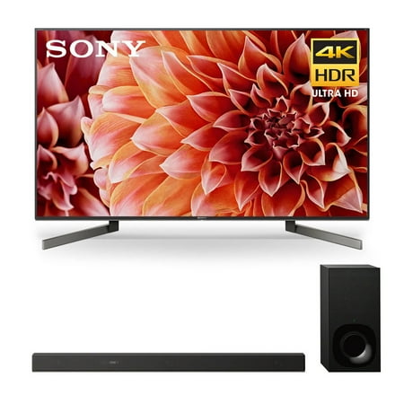 Sony XBR-65X900F 65" BRAVIA 4K Ultra HD HDR Smart TV and HT-Z9F 3.1-Channel Dolby Atmos Soundbar with Subwoofer