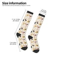 thumbnail image 2 of Pofeuu Cartoon Chickens Print Stockings, Adult Running Hiking Socks for Youth and Adult, 2 of 6