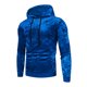 thumbnail image 5 of Sudadera de terciopelo INSPIRE CHIC para hombre, con capucha y mangas largas, sudaderas tipo pullover 2XL azul oscuro, 5 of 5